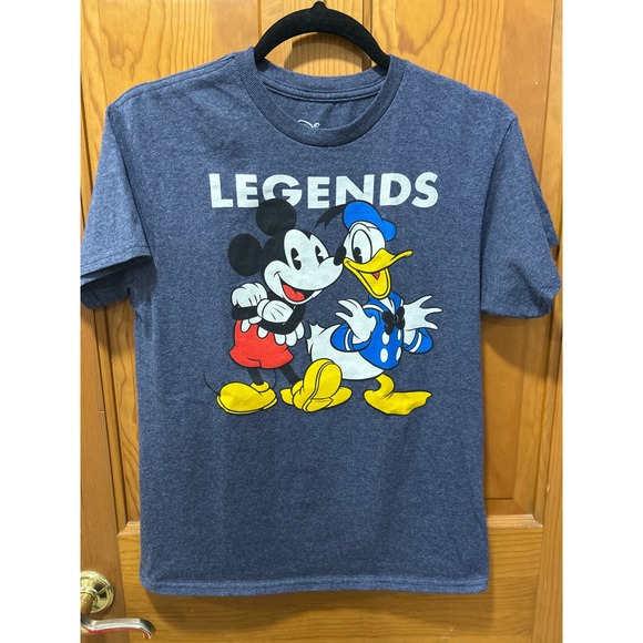 Disney Other - Disney Mickey Mouse Donald Duck Legends Graphic T Shirt Blue Large